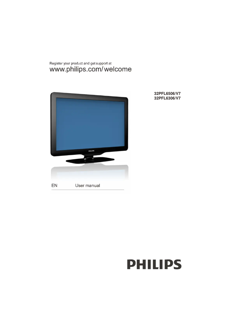 Page n°1 - Manuel utilisateur Philips 32PFL6306