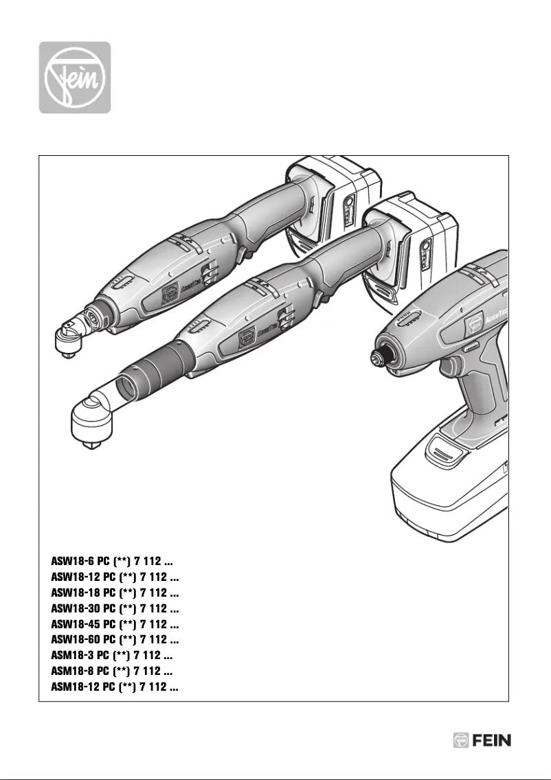 Page 1 de la notice Manuel utilisateur Fein ASM 18-8 PC