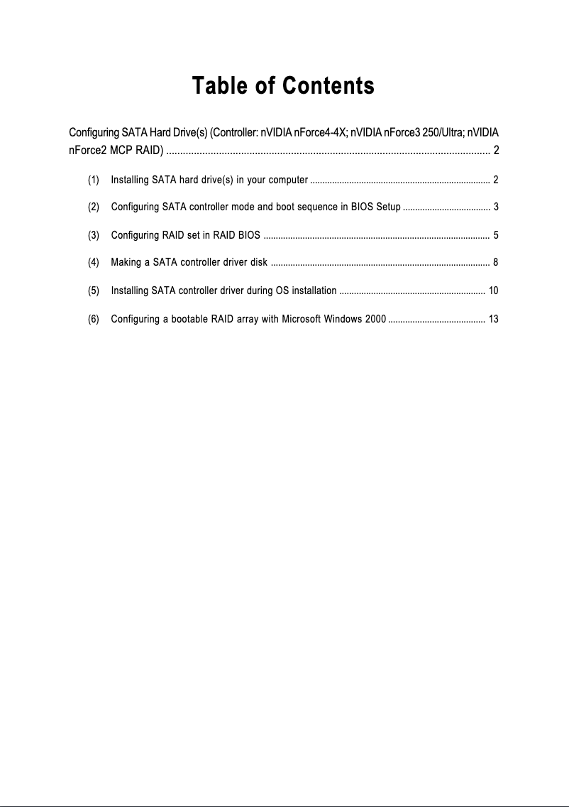 Página 1 del manual Guía de instalación Gigabyte GA-K8NSC-939