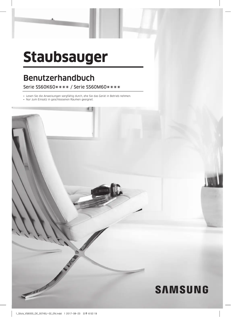 Página 1 del manual Manual de usuario Samsung POWERstick VS6000