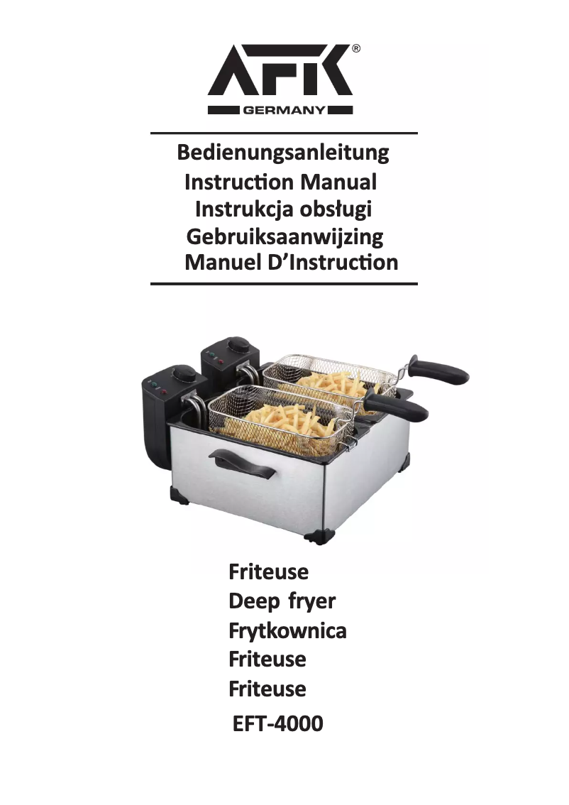 Page 1 de la notice Manuel utilisateur AFK EFT-4000