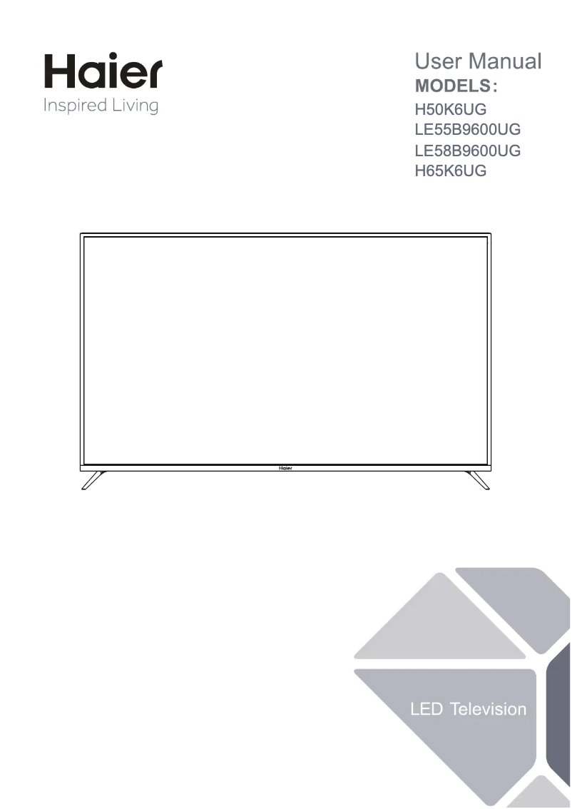 Page 1 de la notice Manuel utilisateur Haier H65K6UG