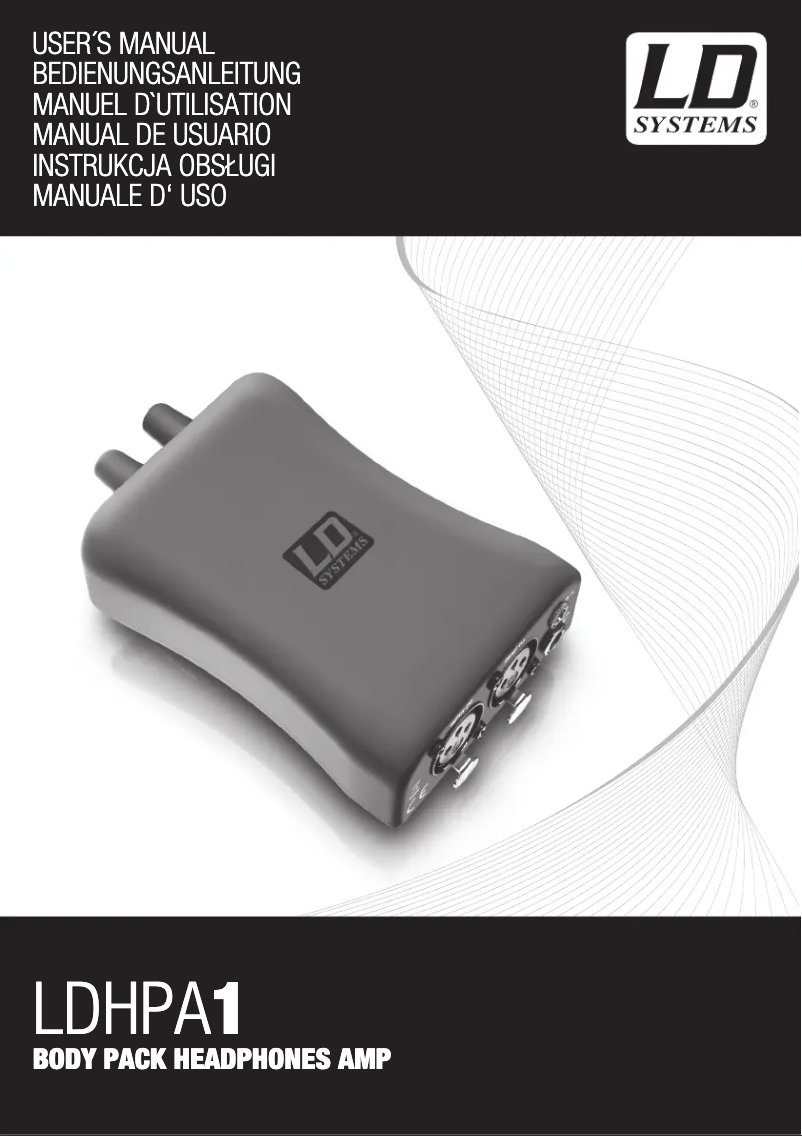 Página 1 del manual Manual de usuario LD Systems HPA1