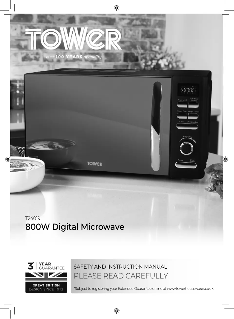 Page 1 de la notice Manuel utilisateur Tower Infinity T24019