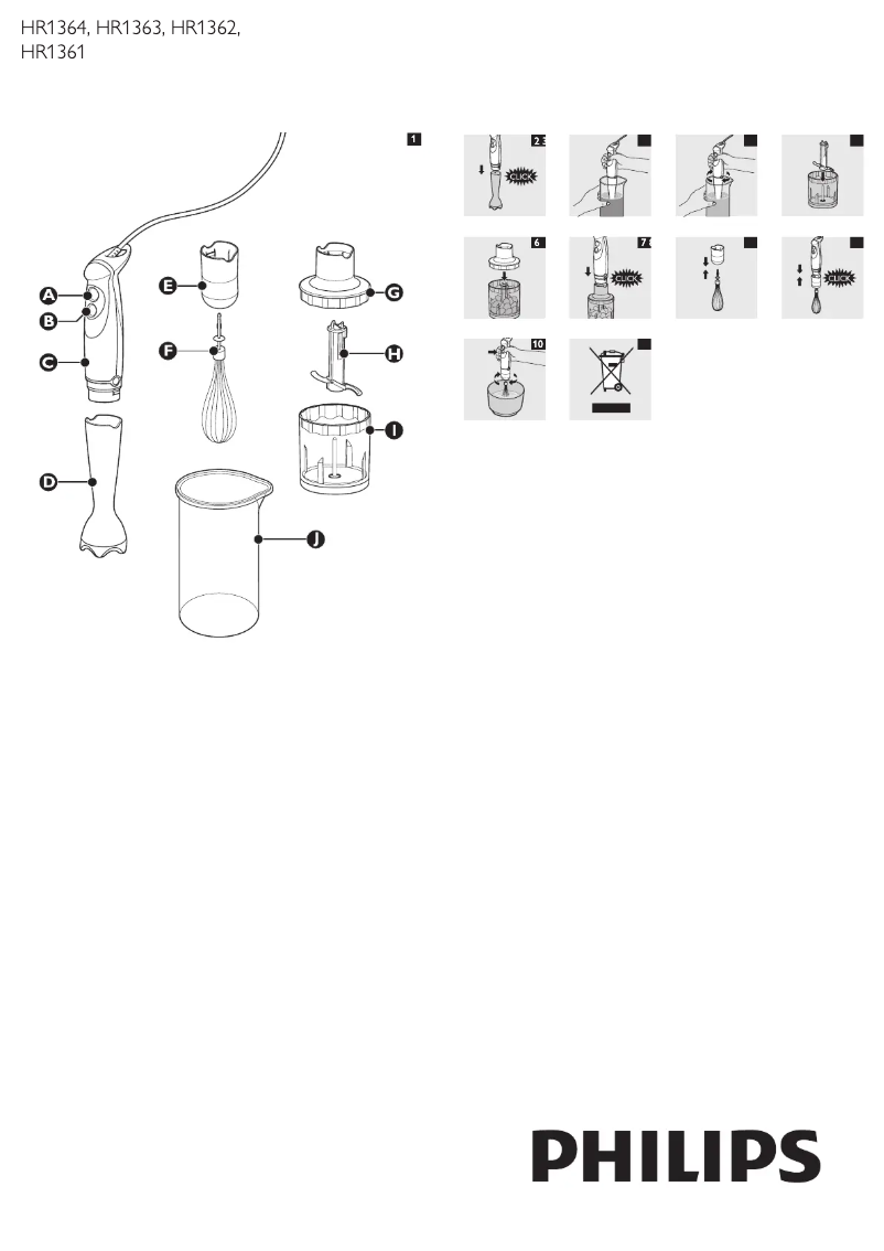 Página 1 del manual Manual de usuario Philips Daily Collection HR1364