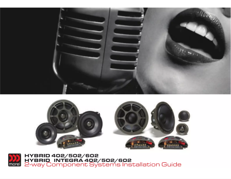 Page 1 of the manual User Manual Morel Hybrid Integra 402