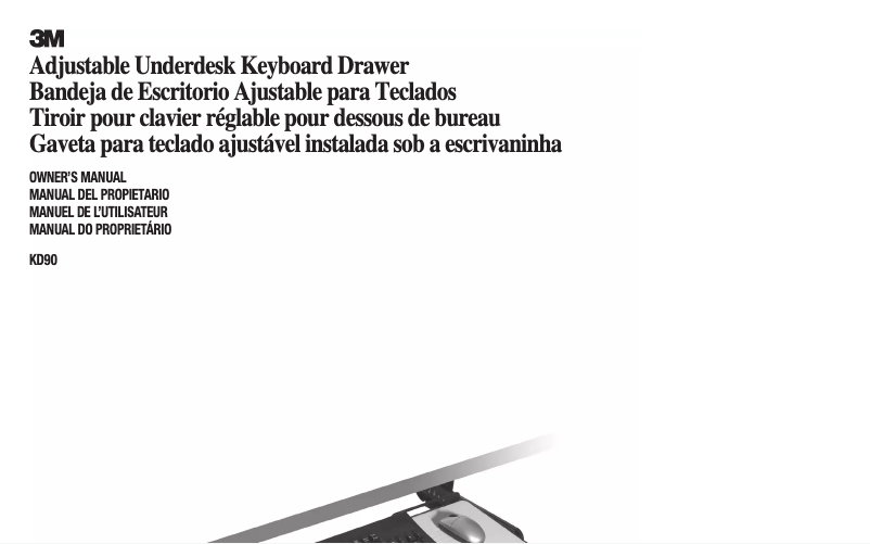 Page 1 de la notice Manuel utilisateur 3M KD90