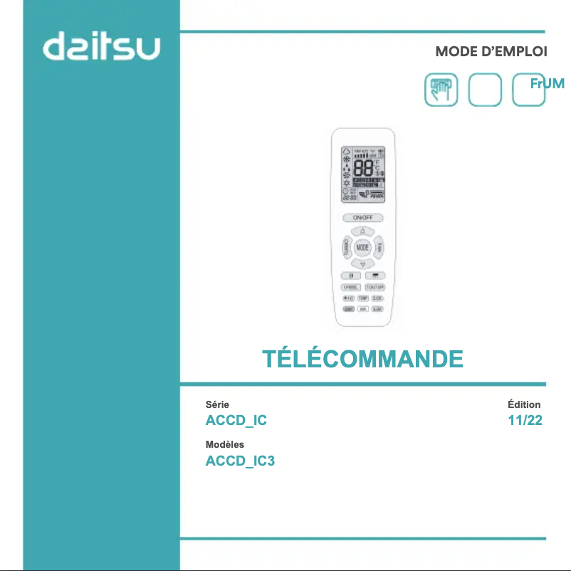 Página 1 del manual Manual de usuario Daitsu ABD 42TK DB