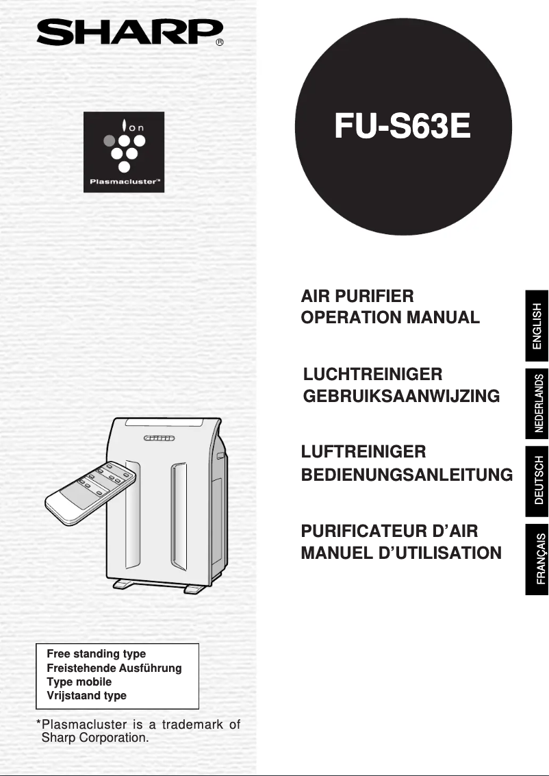 Página 1 del manual Manual de usuario Sharp FU-S63E