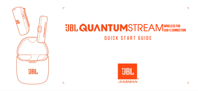 Page 1 de la notice Guide de démarrage rapide JBL Quantum Stream Wireless