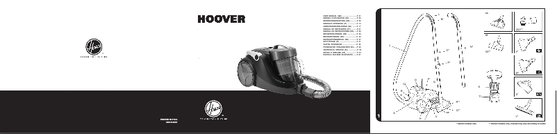 Page 1 de la notice Manuel utilisateur Hoover SP81_SP20011