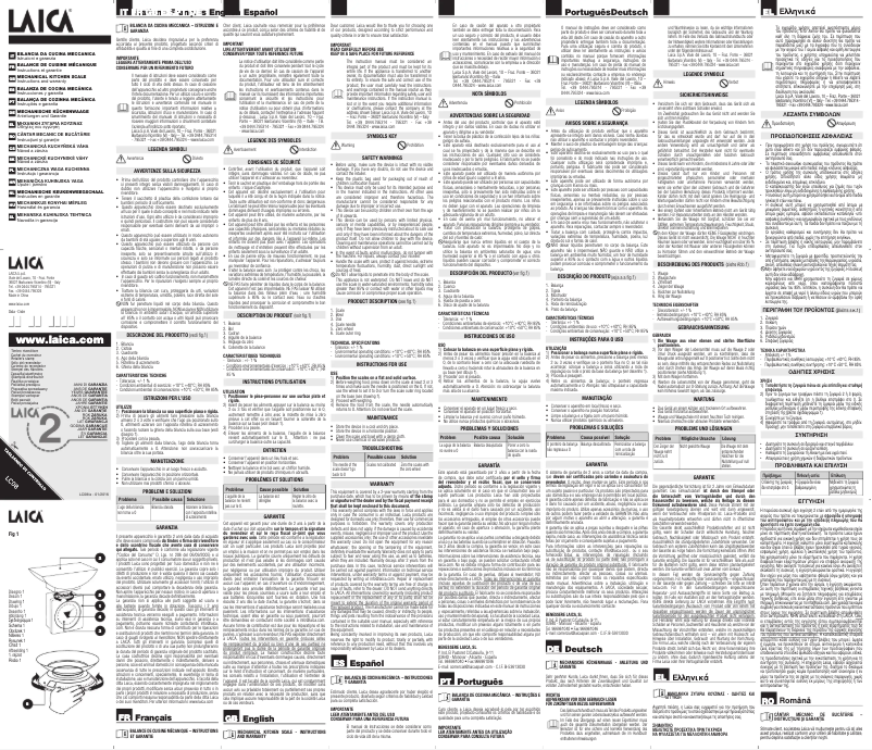 Page 1 de la notice Manuel utilisateur Laica LC7106