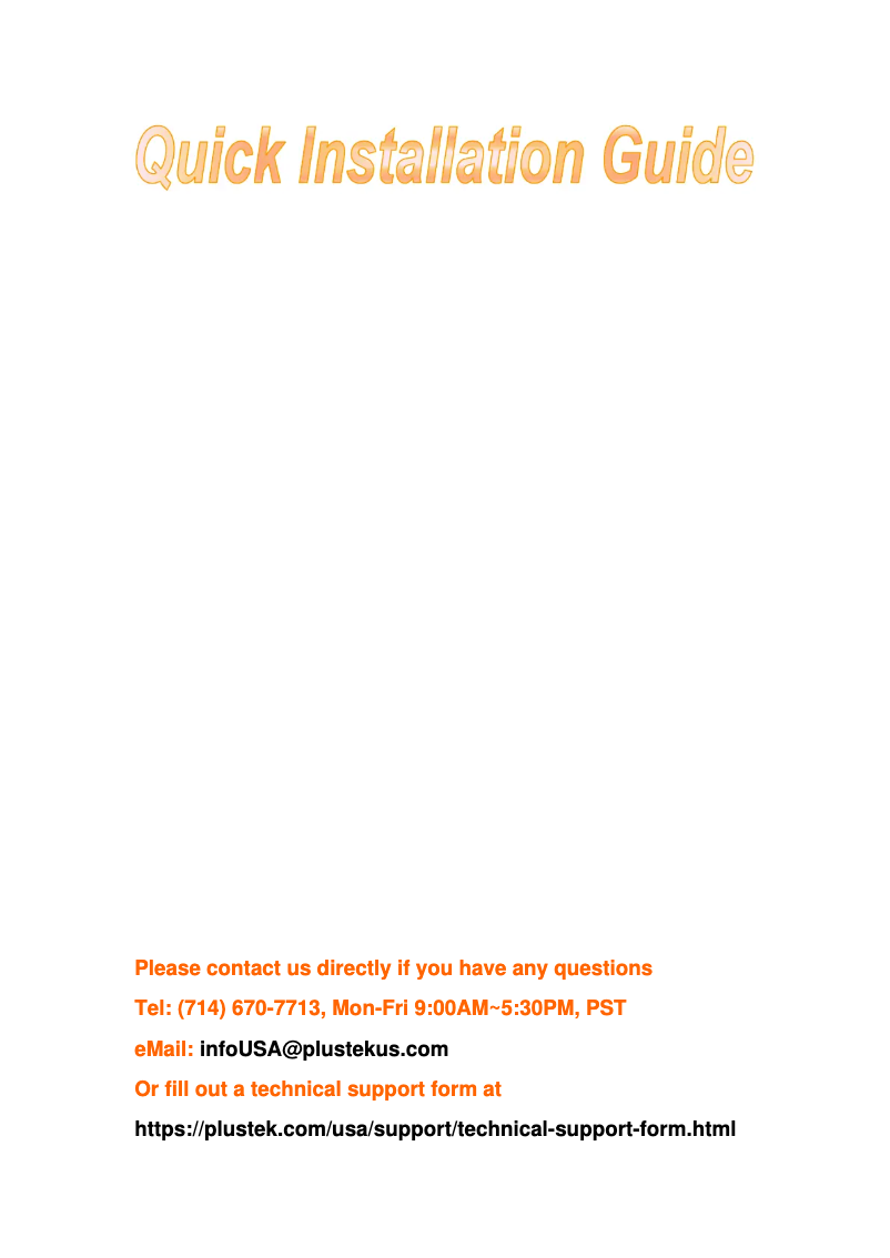 Page 1 de la notice Manuel utilisateur Plustek OpticFilm 120 Pro