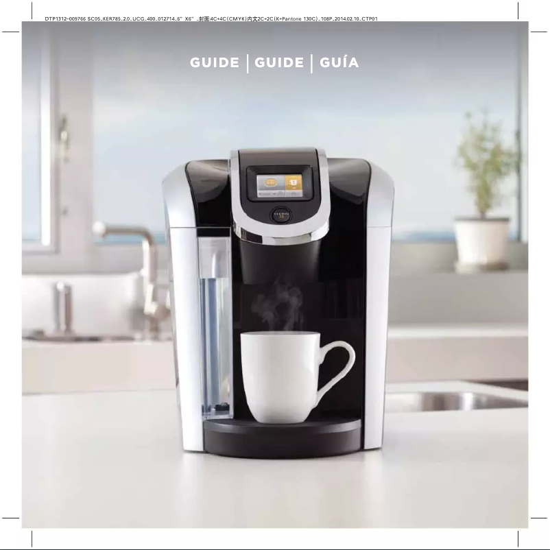 Page 1 de la notice Manuel utilisateur Keurig K-Cup 2.0 Brewer K450