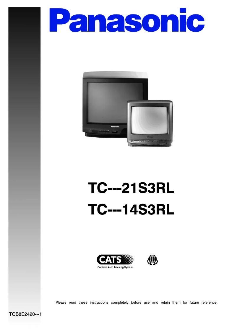 Page 1 of the manual User Manual Panasonic TC-21S3RL