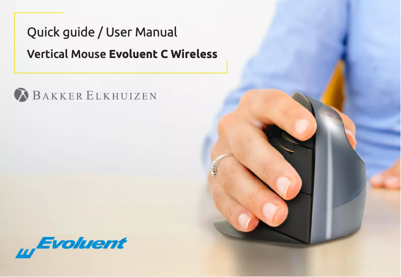Page 1 de la notice Manuel utilisateur BakkerElkhuizen Evoluent C Wireless