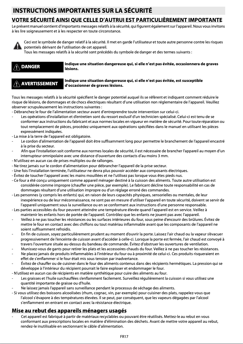 Page 1 de la notice Mode d'emploi Whirlpool AKZM 755