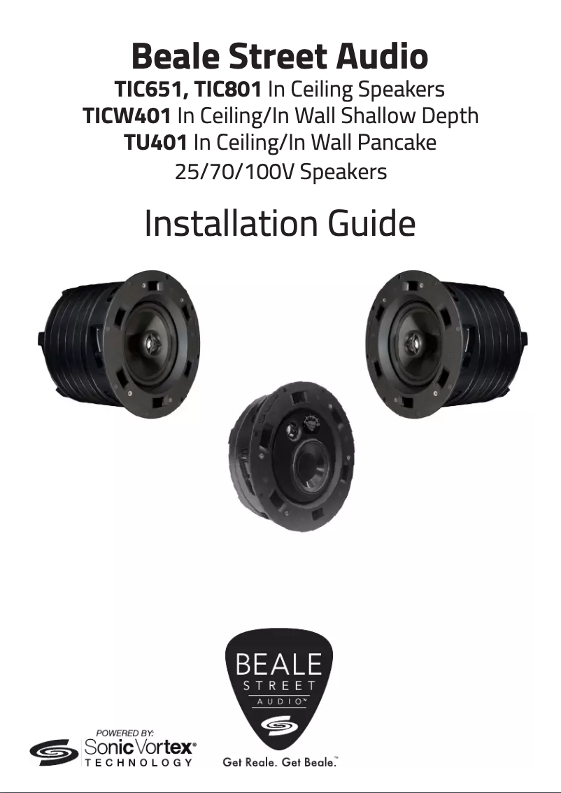 Page 1 de la notice Manuel utilisateur Beale TIC801