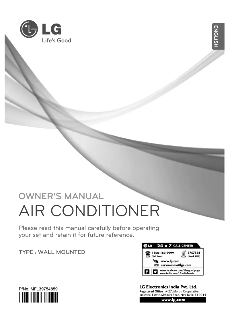 Page 1 de la notice Manuel utilisateur LG LSN3ZR2M