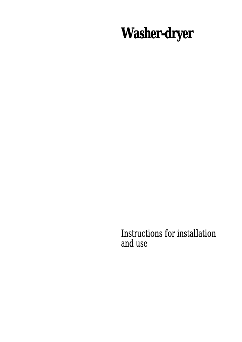 Página 1 del manual Manual de usuario Ariston Thermo AB 1030 C