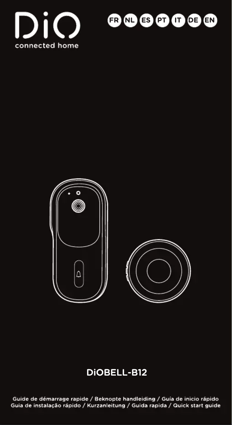 Page 1 de la notice Manuel utilisateur DiO DiOBELL-B12