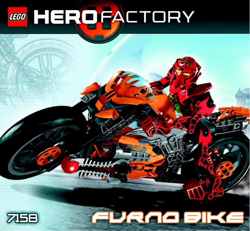 Page 1 de la notice Manuel utilisateur Lego Hero Factory 7158