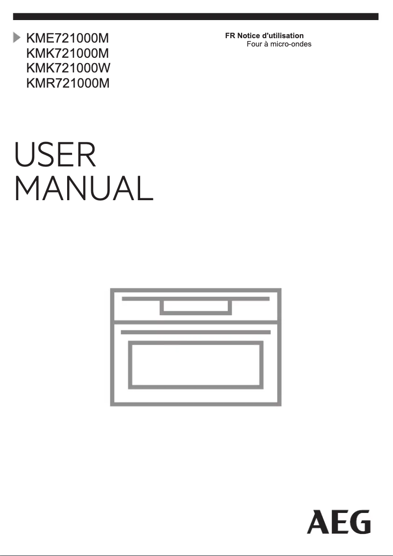 Page 1 de la notice Manuel utilisateur AEG KMK721000M