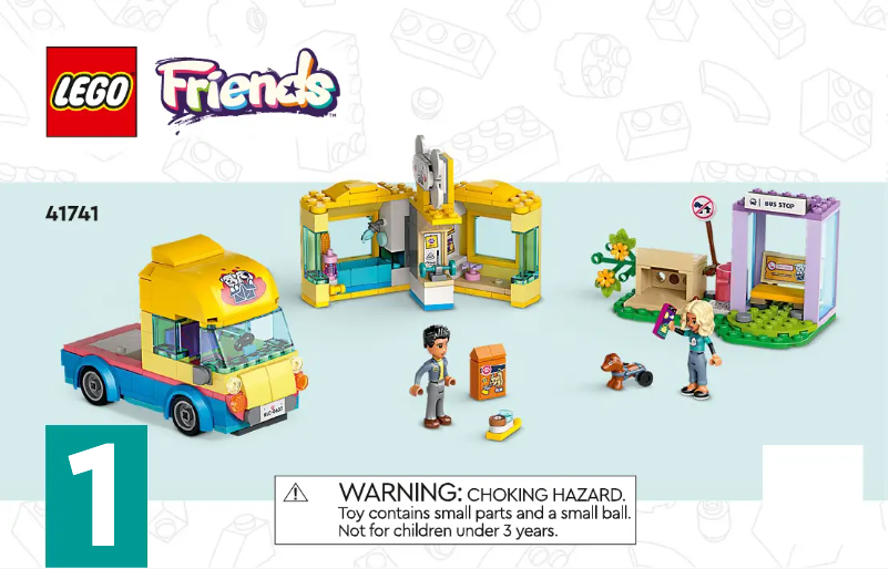 Page 1 de la notice Manuel utilisateur Lego Friends 41741