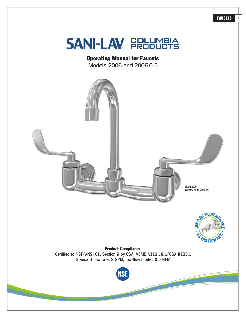 Página 1 del manual Manual de usuario Sani-Lav 2006