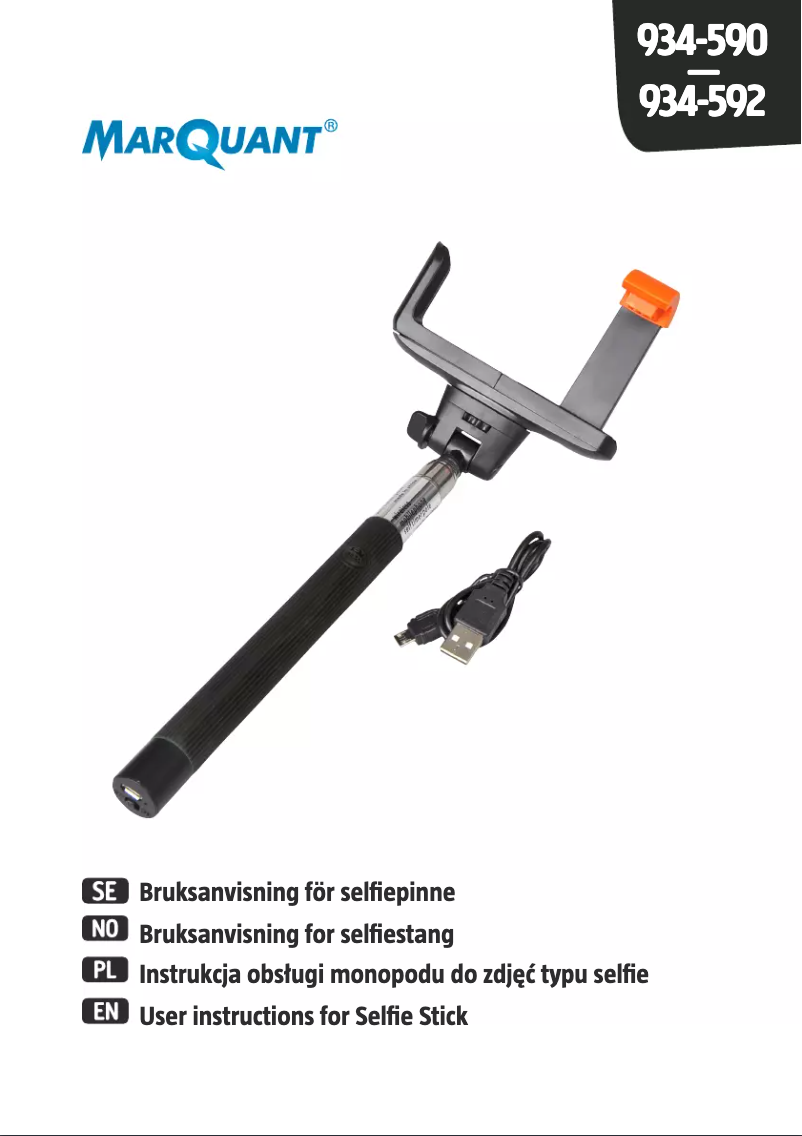 Page 1 of the manual User Manual Marquant 934-590