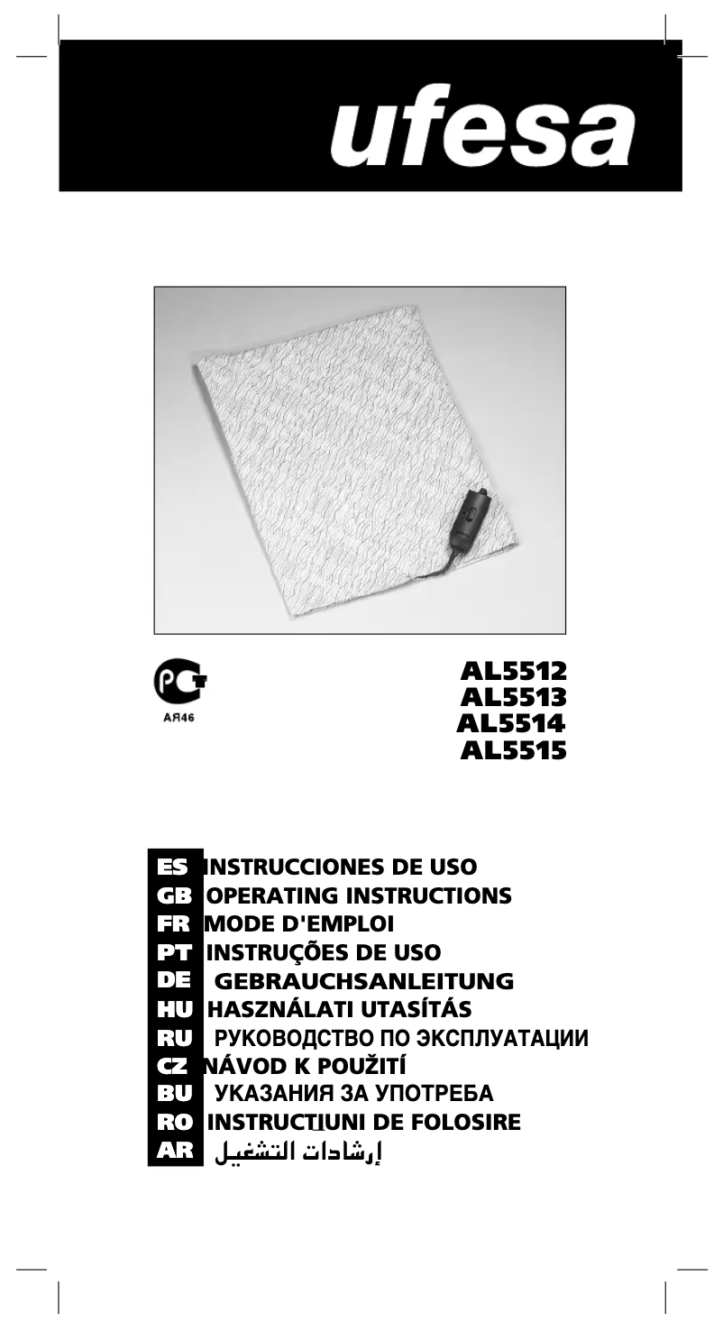 Page 1 de la notice Manuel utilisateur Ufesa AL5515