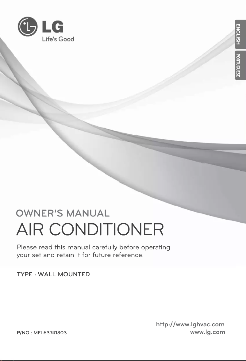 Page 1 of the manual User Manual LG ASNW182C2U0