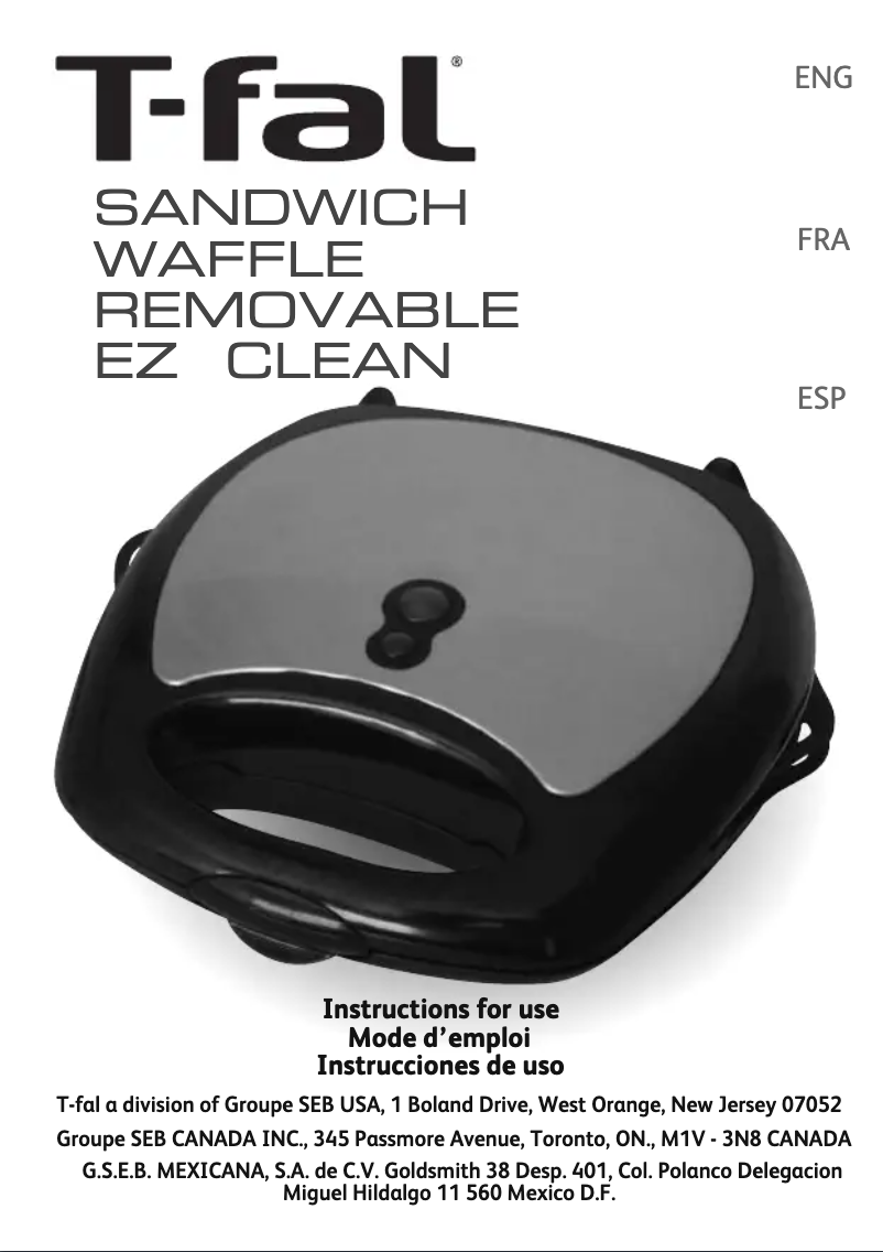 Página 1 del manual Manual de usuario Tefal Ez Clean SW6100