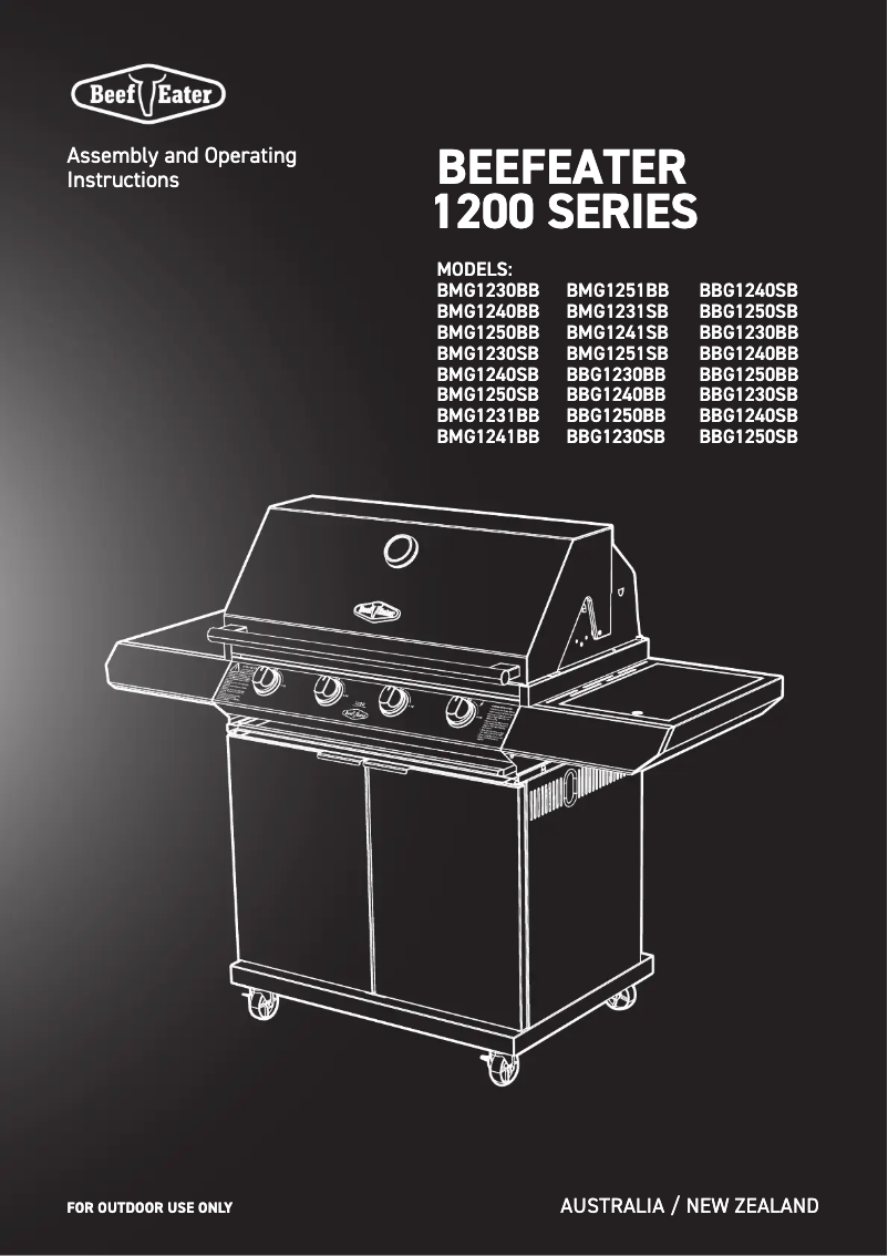 Página 1 del manual Manual de usuario BeefEater BBG1250BB