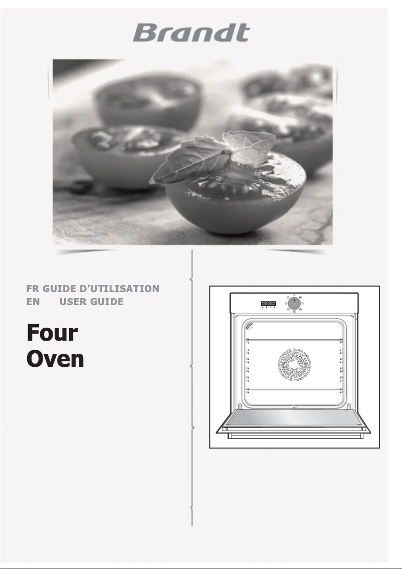 Page 1 of the manual User Manual Brandt BXC6332W