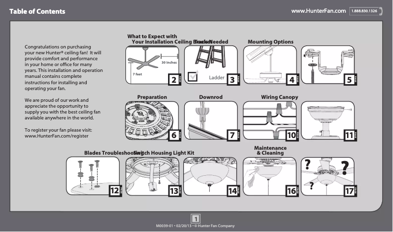 Page 1 de la notice Manuel utilisateur Hunter Denali
