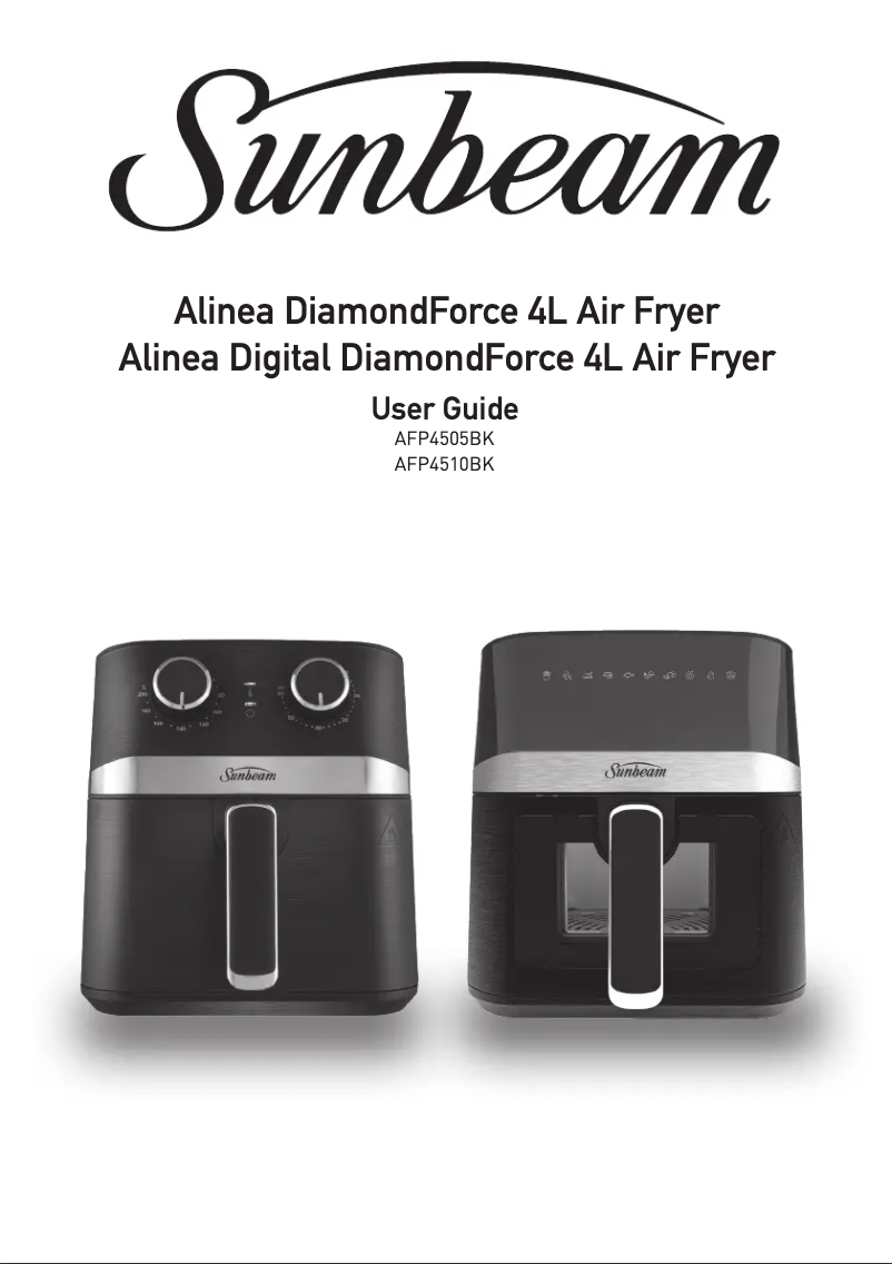 Page 1 de la notice Manuel utilisateur Sunbeam Alinea DiamondForce AFP4510BK