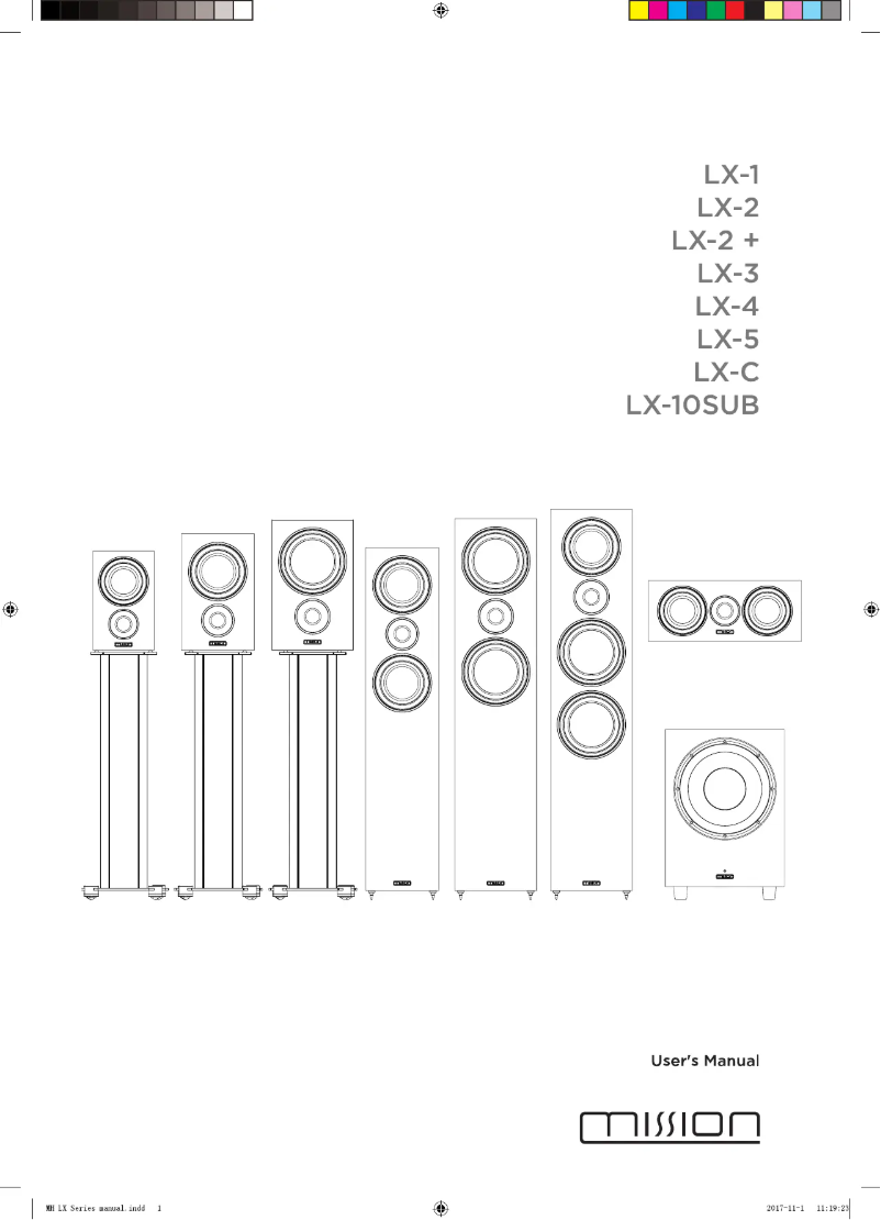 Página 1 del manual Manual de usuario Mission LX-10Sub