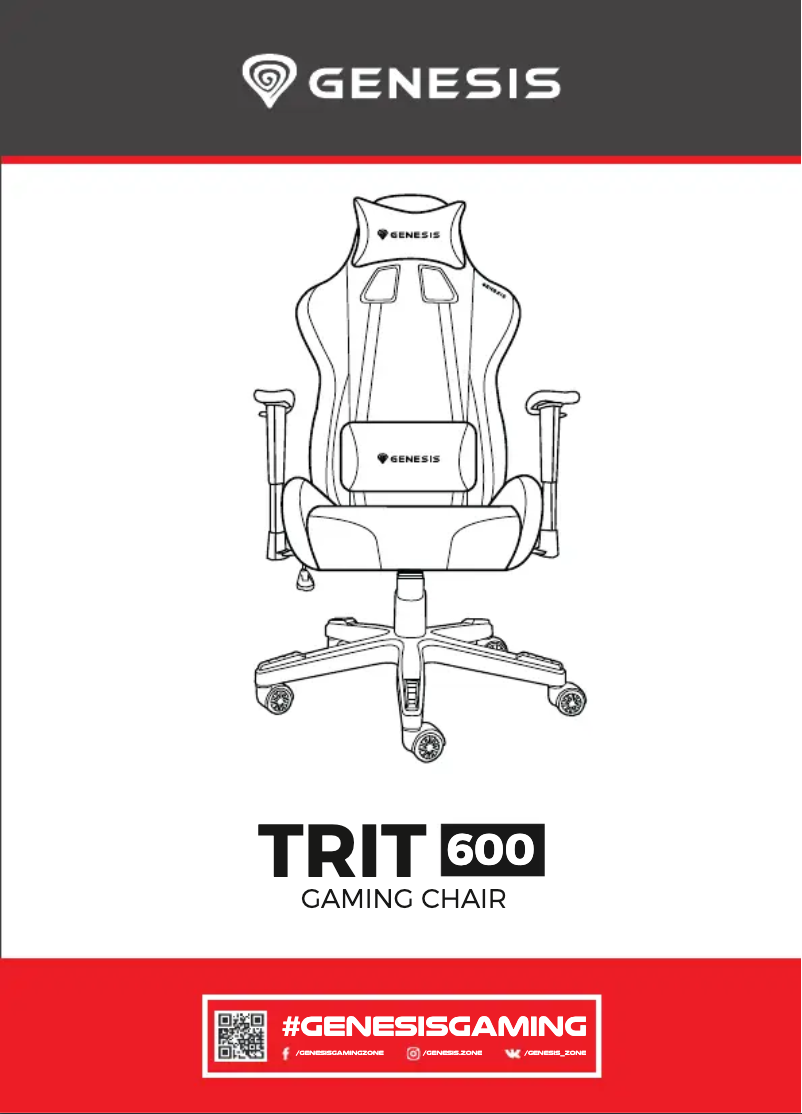 Page 1 de la notice Manuel utilisateur Genesis Trit 600