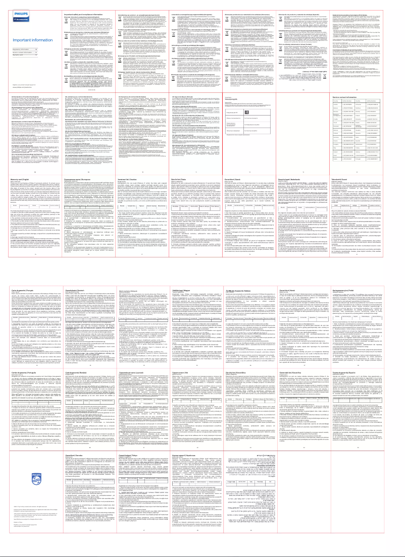 Page n°1 - Manuel utilisateur Philips 3000 series SPK7307