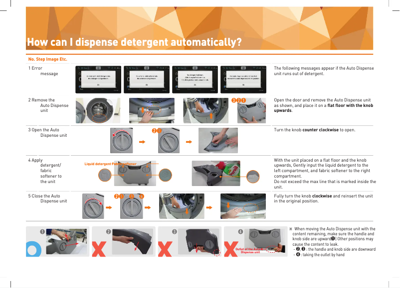 Página 1 del manual Guía de instalación Samsung WW10H9600EW