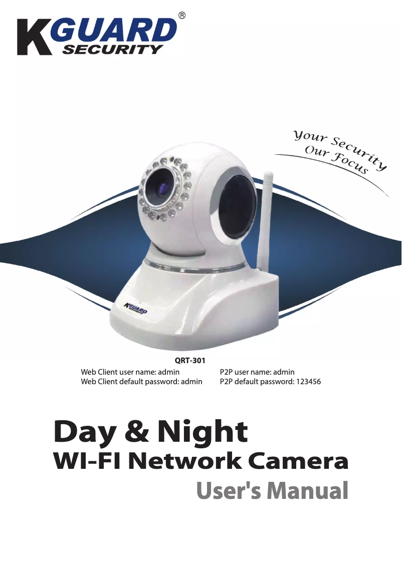 Page 1 of the manual User Manual Kguard QRT-301