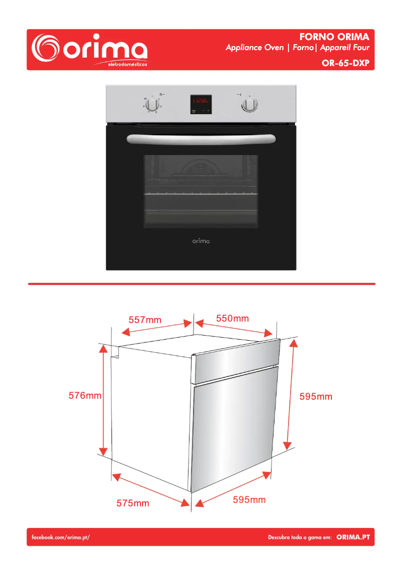 Page 1 de la notice Brochure Orima OR-65-DXP