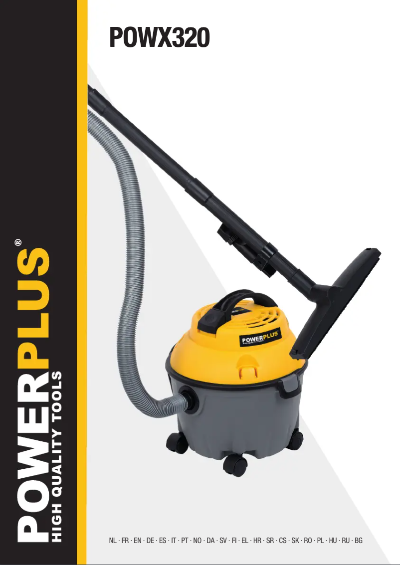 Page 1 of the manual User Manual PowerPlus POWX320