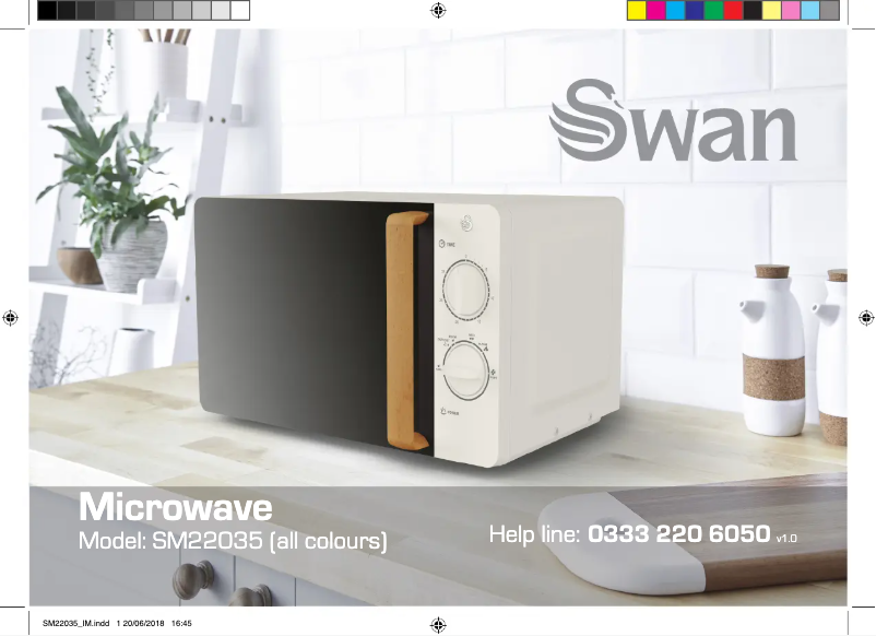 Página 1 del manual Manual de usuario Swan SM22035WHTN