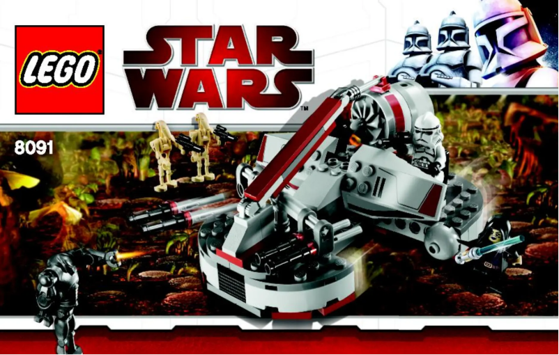 Page 1 de la notice Manuel utilisateur Lego Star Wars 8014