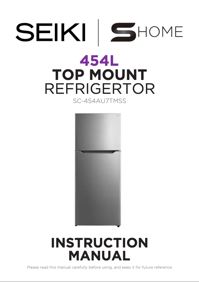 Página 1 del manual Manual de usuario Seiki SC-454AU7TMS