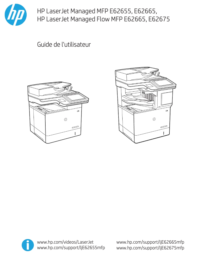 Página 1 del manual Manual de usuario HP LaserJet Managed MFP E62675