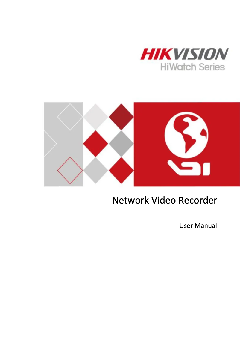 Page 1 de la notice Manuel utilisateur Hikvision HWN-4208MH