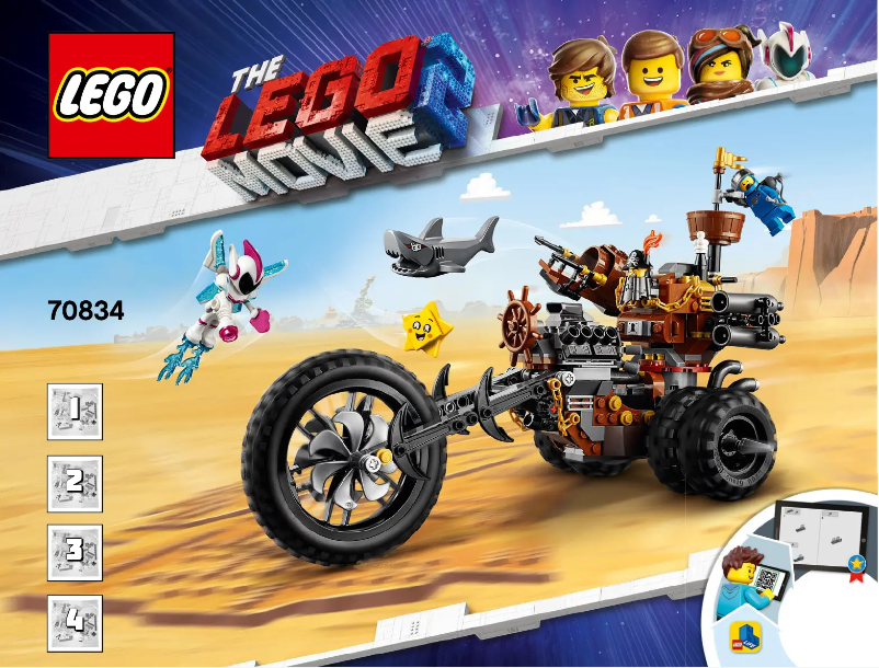 Page 1 de la notice Manuel utilisateur Lego Movie 2 70834